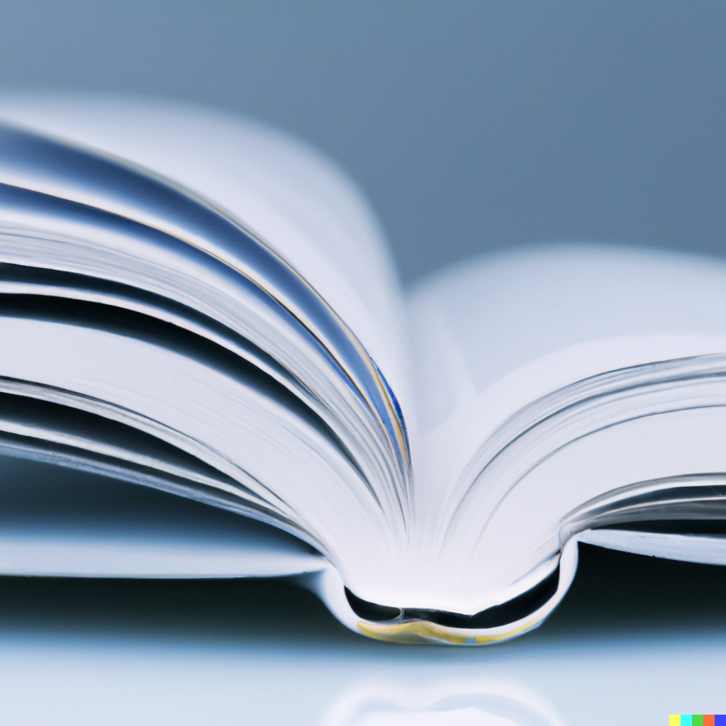 Open book, highlighting financial growth and learning